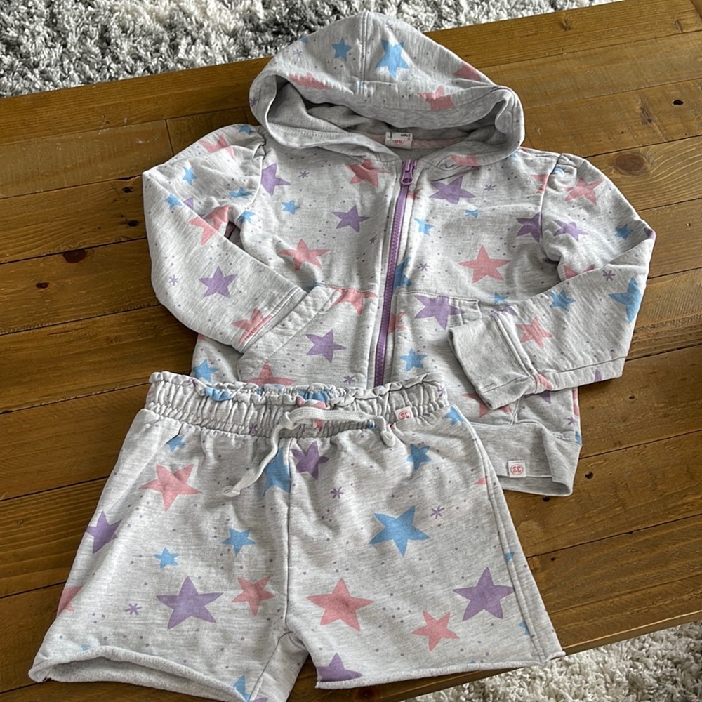 Sovereign Code toddler sweatshirt and short set